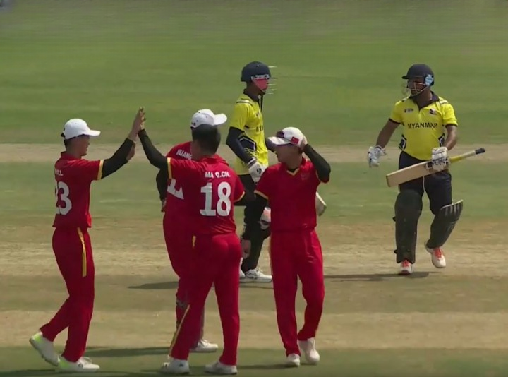 China flatten meek Myanmar by 47 runs