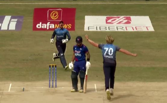 Nepal vs Namibia: Ruben Trumpelmann's 4 for 29