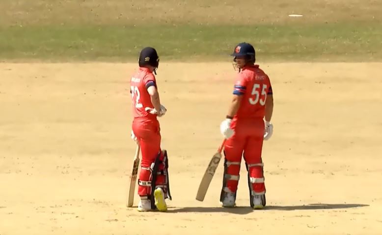 Netherlands vs Nepal: Michael Levitt's 54 off 36