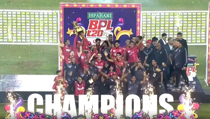 Barishal Beat Comilla by 6 Wickets to Win the BPL