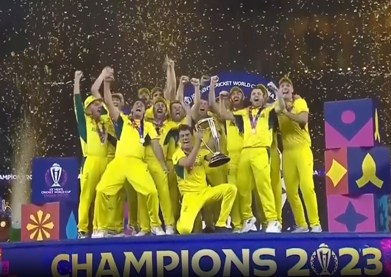 Australia lift the WC for a record sixth time, beat India by 6 wickets