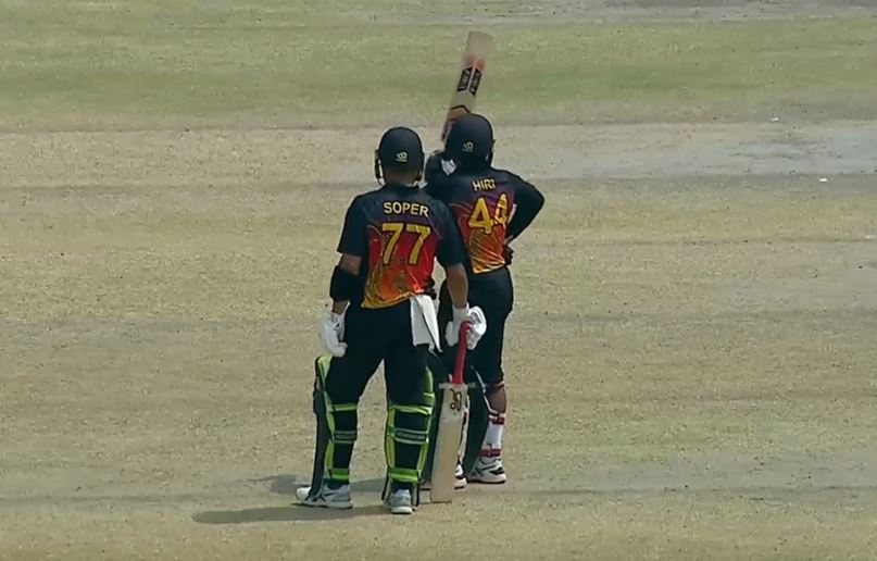 3rd T20I: Hiri Hiri's 53* off 49