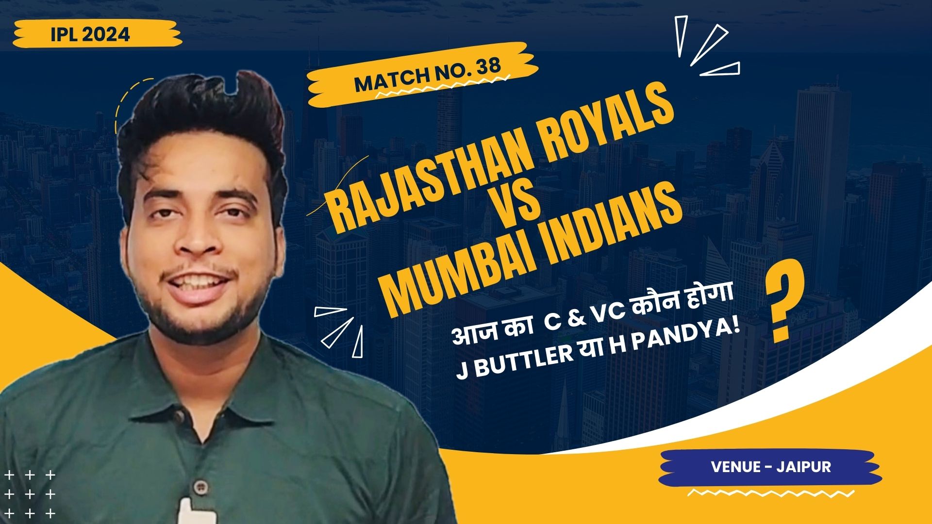 Match 38: Rajasthan Royals vs Mumbai Indians | Fantasy Preview