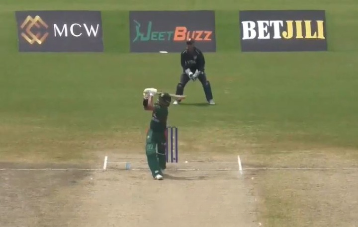 3rd T20I, Bangladesh Innings: All sixes