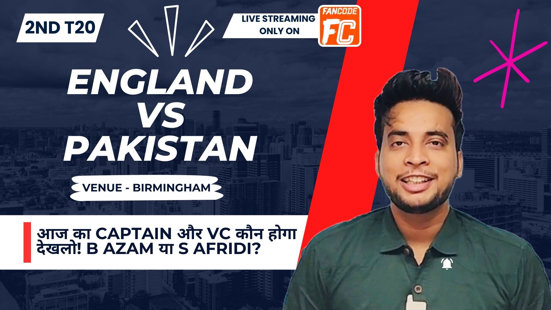 2nd T20I: England vs Pakistan | Fantasy Preview