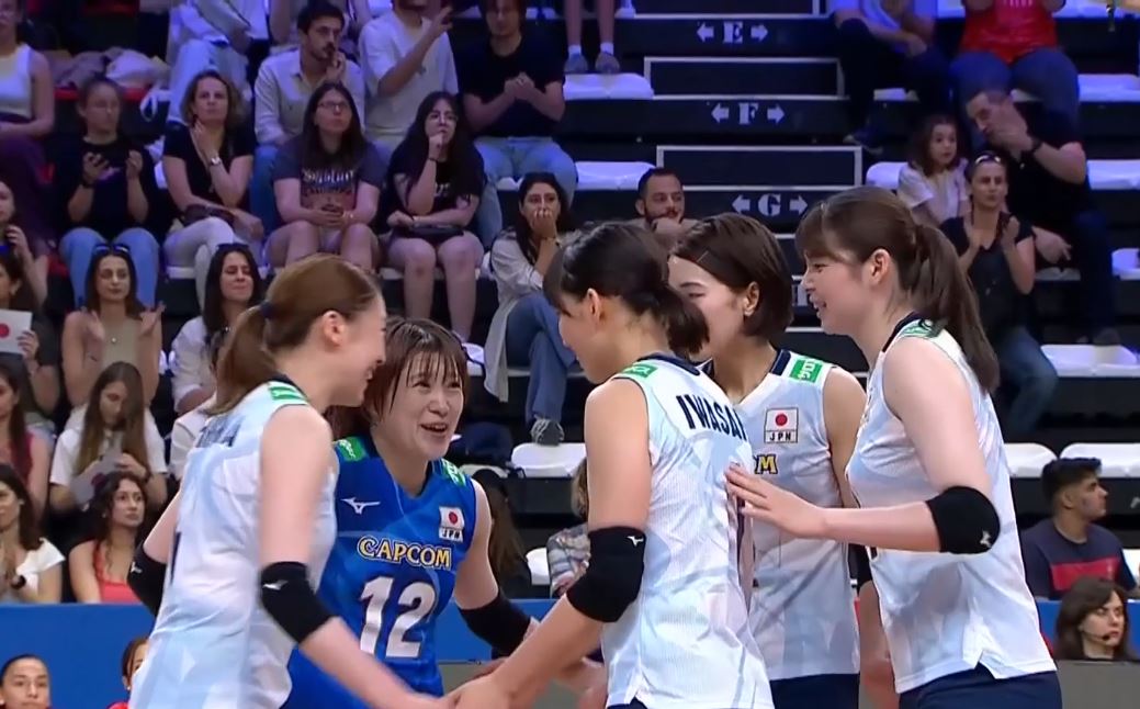 M15: Japan 3-0 Germany | Women’s VNL 2024