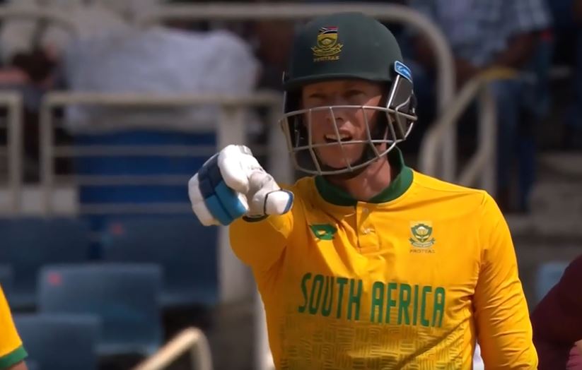 3rd T20I, South Africa Innings: All sixes