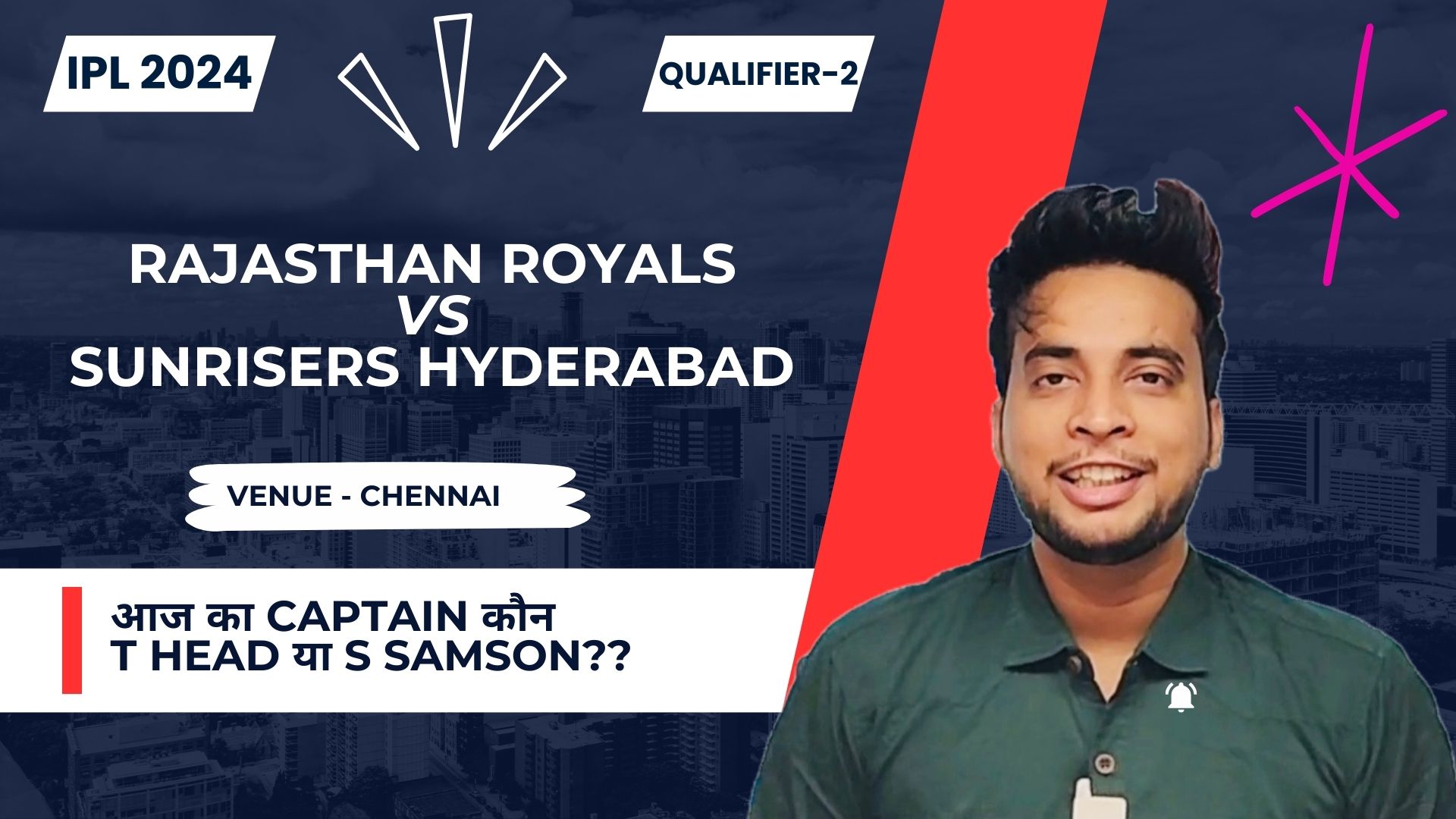 poster url for Qualifier 2: Sunrisers Hyderabad vs Rajasthan Royals | Fantasy Preview