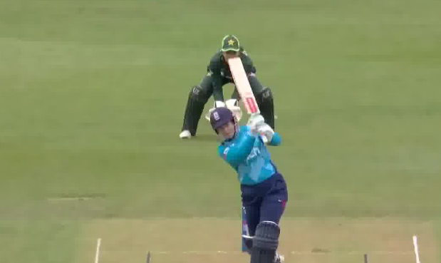 1st ODI, England Innings: All fours