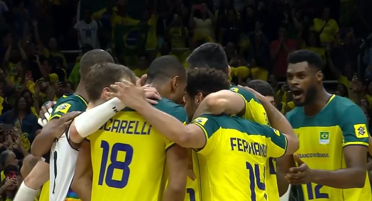 M14: Brazil 3-2 Argentina | Men’s VNL 2024