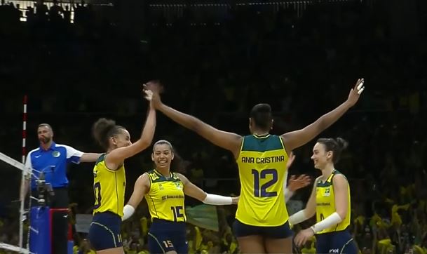 M28: Brazil 3-0 Serbia | Women’s VNL 2024