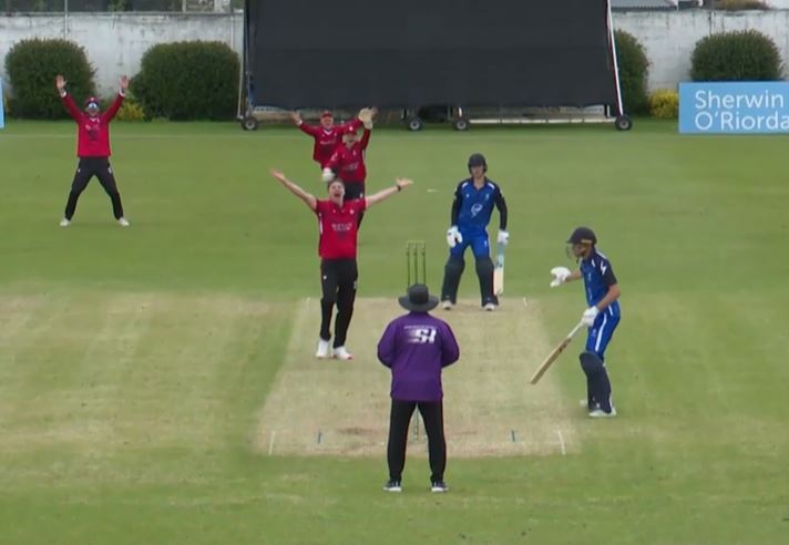 poster url for Leinster Lightning vs Munster Reds: Josh Manley's 4 for 57