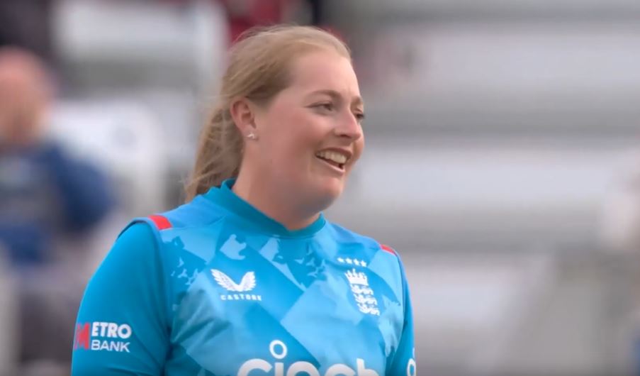 1st ODI: Sophie Ecclestone's 3 for 26