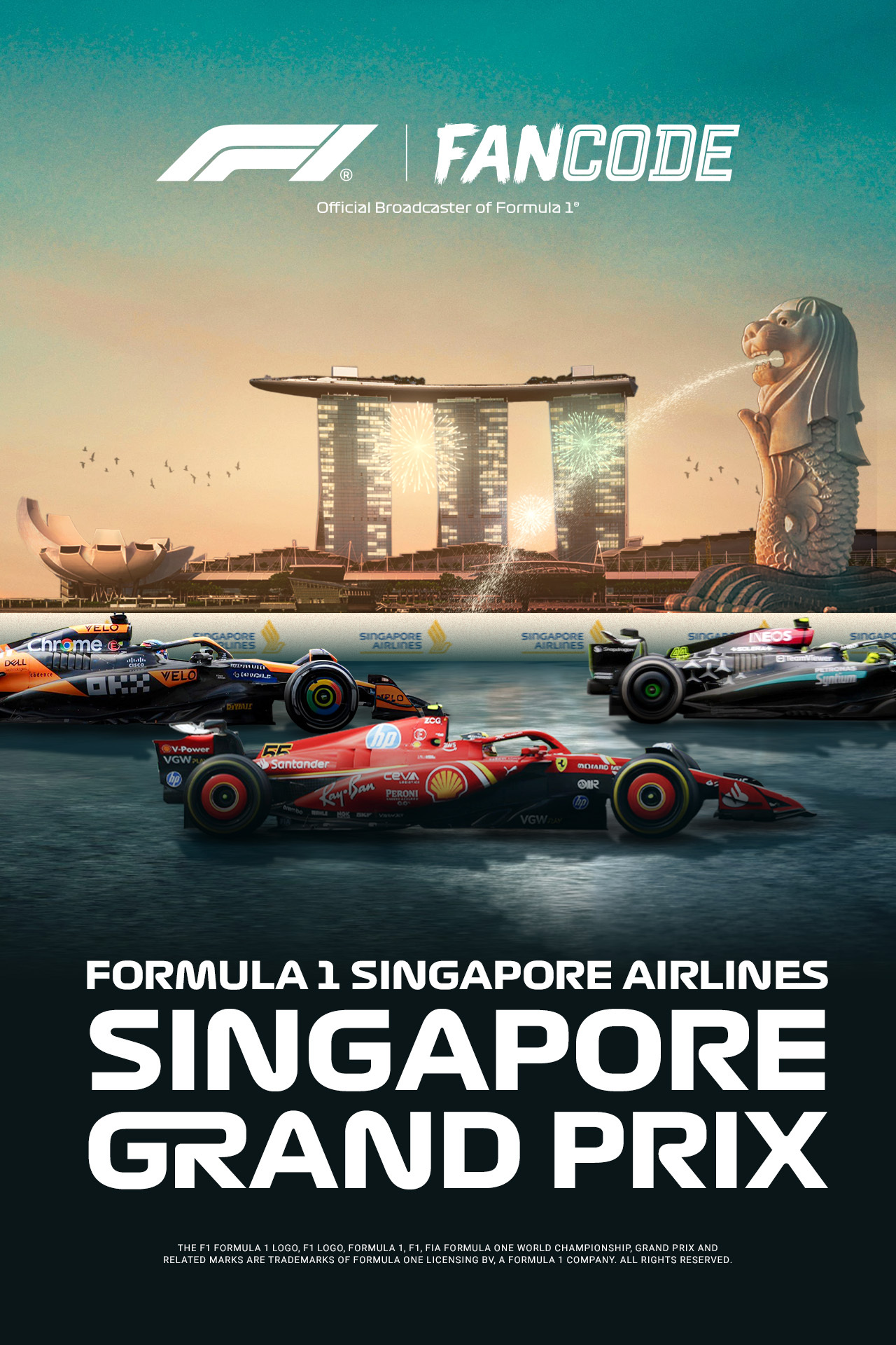 F1 SINGAPORE AIRLINES SINGAPORE GRAND PRIX