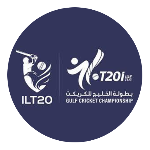 Men's gulf cricket t20i championship 2024 logo